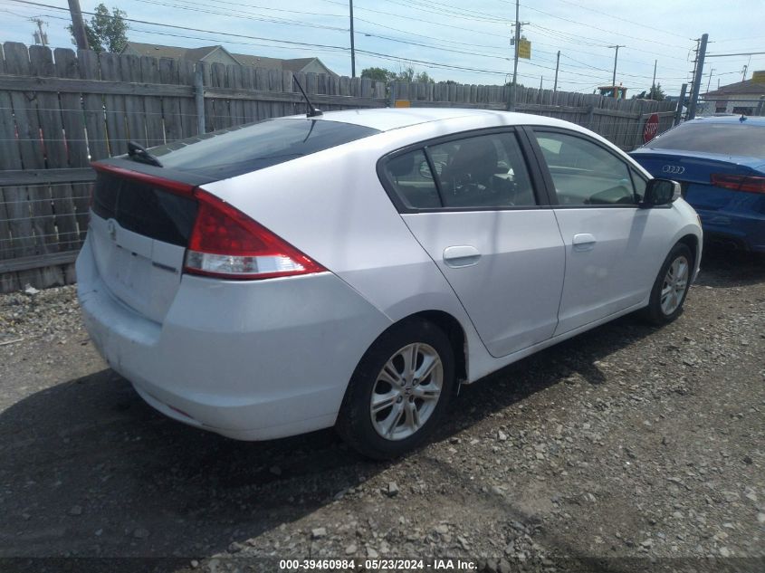 2010 Honda Insight Ex VIN: JHMZE2H72AS040364 Lot: 39460984