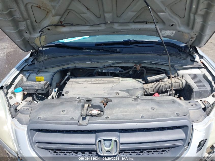 2003 Honda Pilot Ex-L VIN: 2HKYF18583H528240 Lot: 39461034