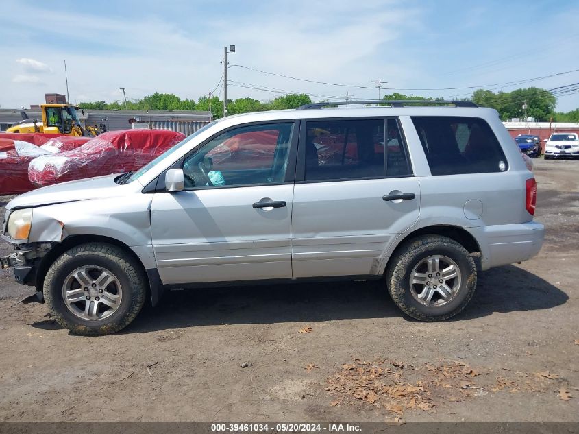 2003 Honda Pilot Ex-L VIN: 2HKYF18583H528240 Lot: 39461034