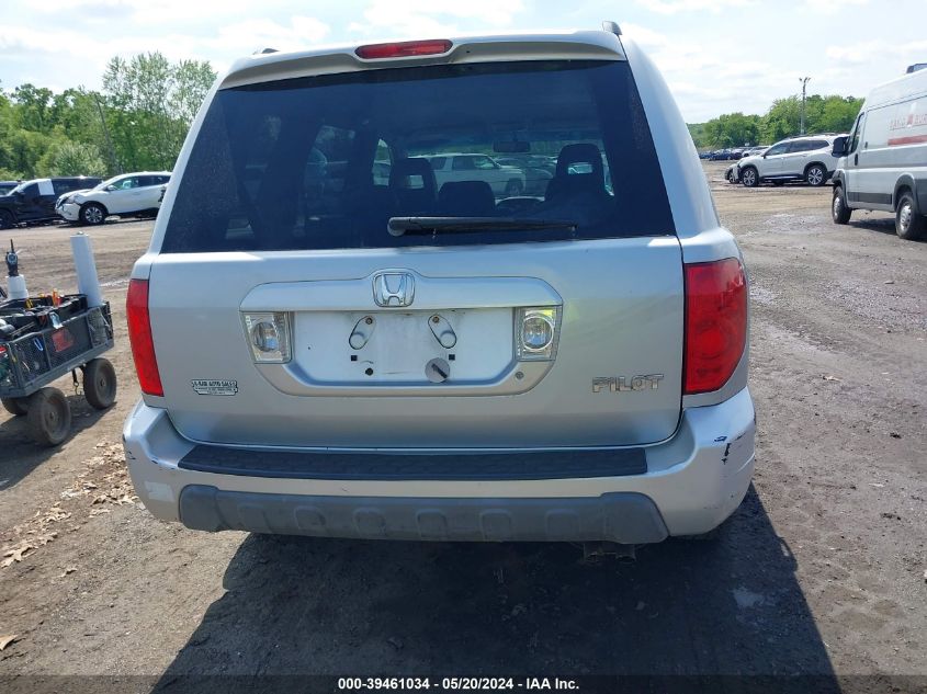 2003 Honda Pilot Ex-L VIN: 2HKYF18583H528240 Lot: 39461034