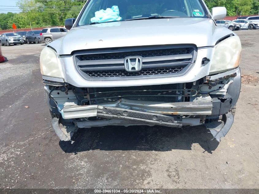 2003 Honda Pilot Ex-L VIN: 2HKYF18583H528240 Lot: 39461034
