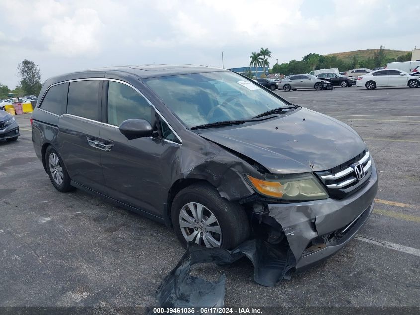 2016 Honda Odyssey Ex-L VIN: 5FNRL5H67GB020441 Lot: 39461035