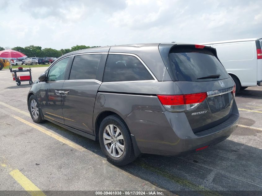 2016 Honda Odyssey Ex-L VIN: 5FNRL5H67GB020441 Lot: 39461035