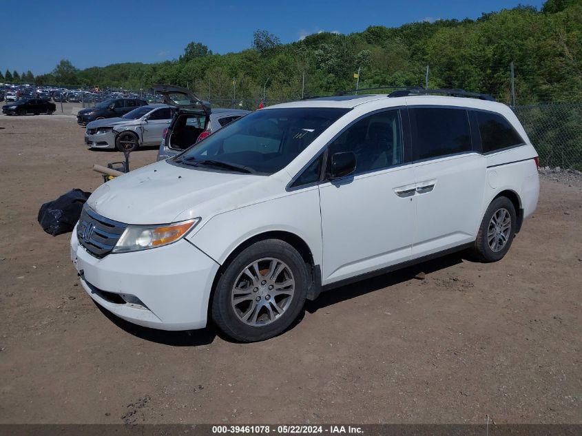 2012 Honda Odyssey Ex-L VIN: 5FNRL5H60CB144500 Lot: 39461078