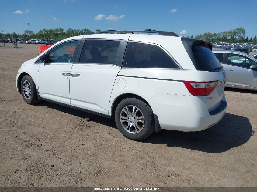 2012 Honda Odyssey Ex-L VIN: 5FNRL5H60CB144500 Lot: 39461078