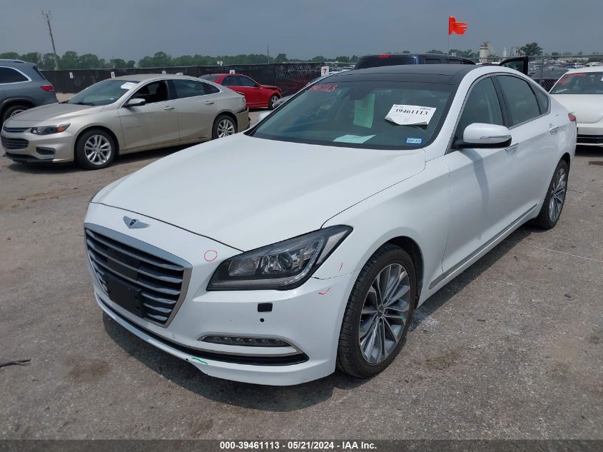 2016 Hyundai Genesis 3.8 VIN: KMHGN4JE9GU128205 Lot: 39461113