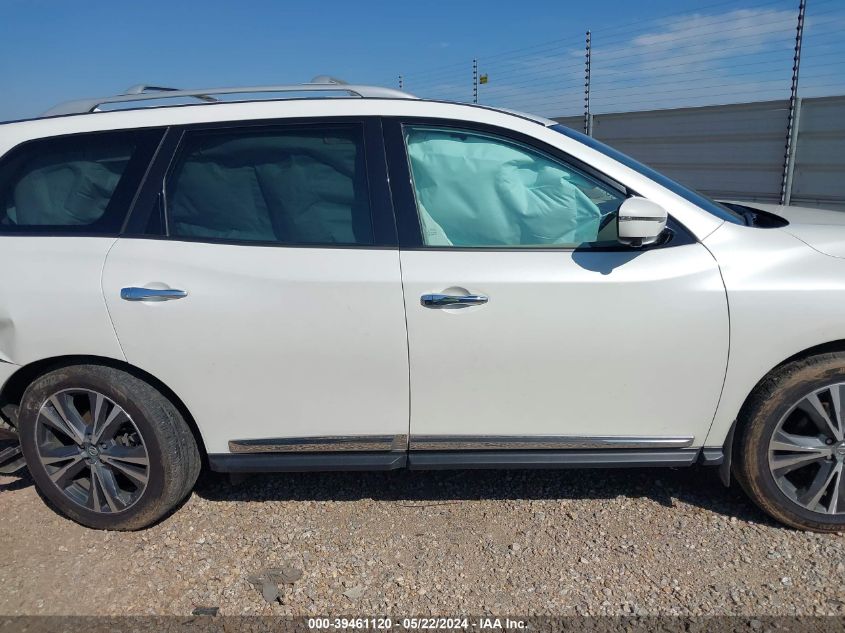 2019 Nissan Pathfinder Platinum VIN: 5N1DR2MNXKC646037 Lot: 39461120