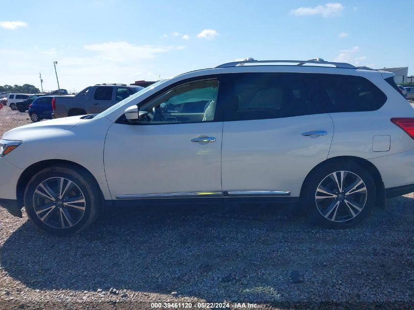 2019 Nissan Pathfinder Platinum VIN: 5N1DR2MNXKC646037 Lot: 39461120