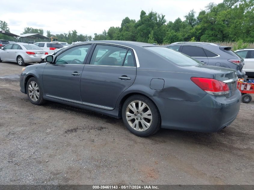 2011 Toyota Avalon VIN: 4T1BK3DB0BU372543 Lot: 39461143