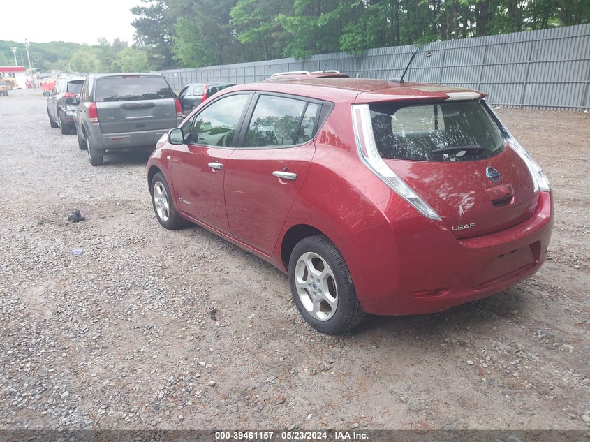 2012 Nissan Leaf Sl VIN: JN1AZ0CP8CT017279 Lot: 39461157