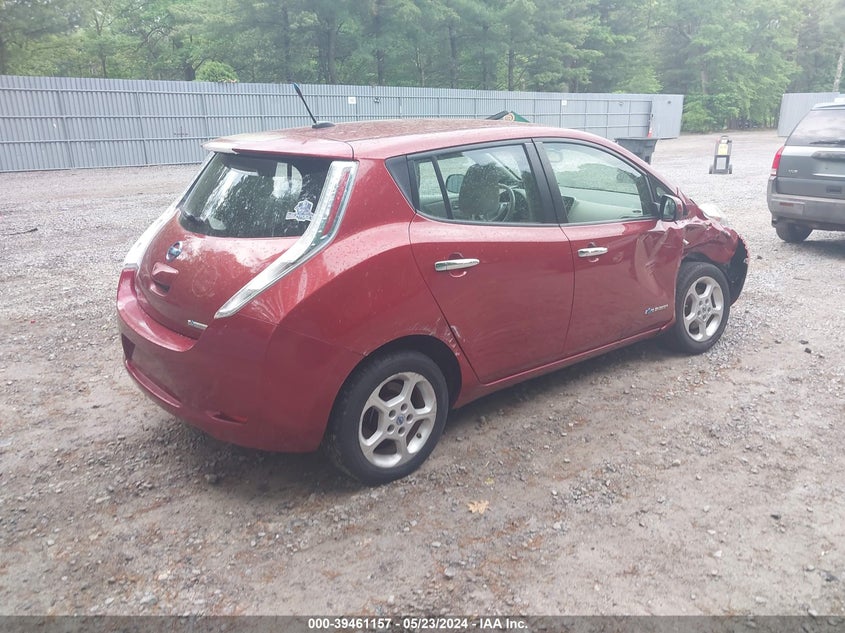 2012 Nissan Leaf Sl VIN: JN1AZ0CP8CT017279 Lot: 39461157