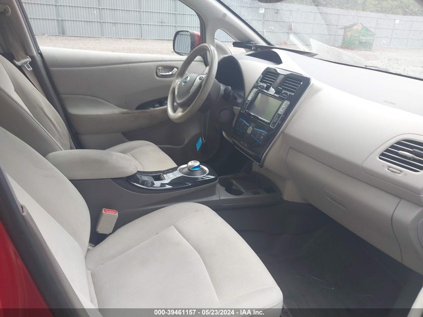 2012 Nissan Leaf Sl VIN: JN1AZ0CP8CT017279 Lot: 39461157