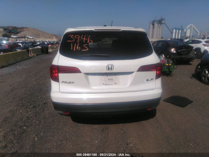 2018 Honda Pilot Exl VIN: 5FNYF6H59JB019069 Lot: 39461165