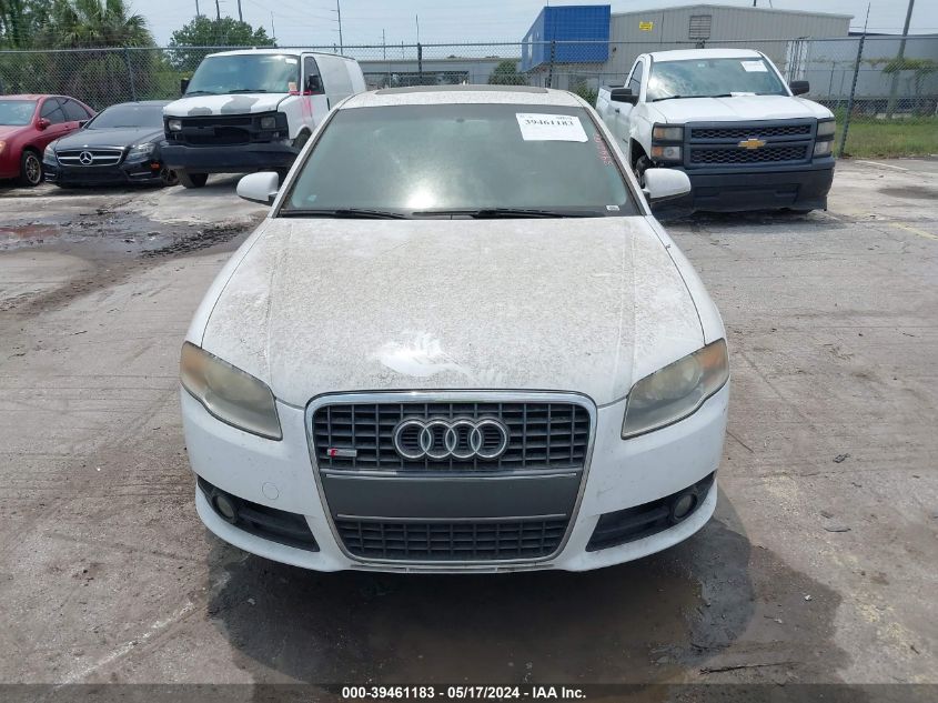 2008 Audi A4 2.0T/2.0T Special Edition VIN: WAUAF78E28A156099 Lot: 39461183