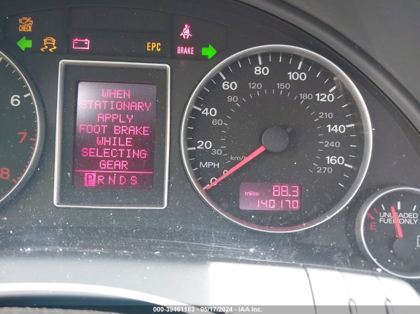 2008 Audi A4 2.0T/2.0T Special Edition VIN: WAUAF78E28A156099 Lot: 39461183