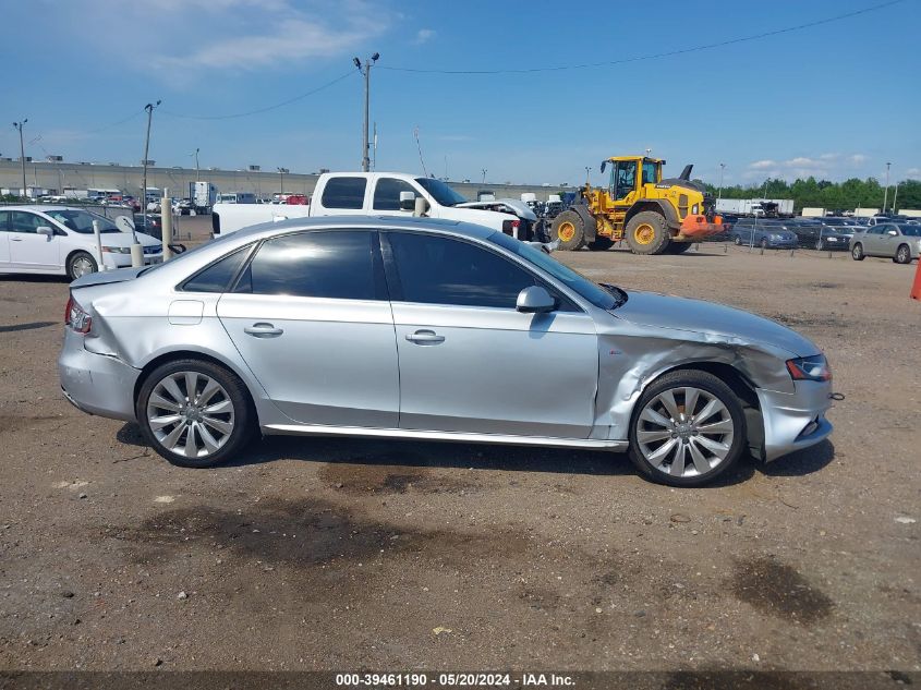 2012 Audi A4 2.0T Premium VIN: WAUFFAFL4CN004962 Lot: 39461190