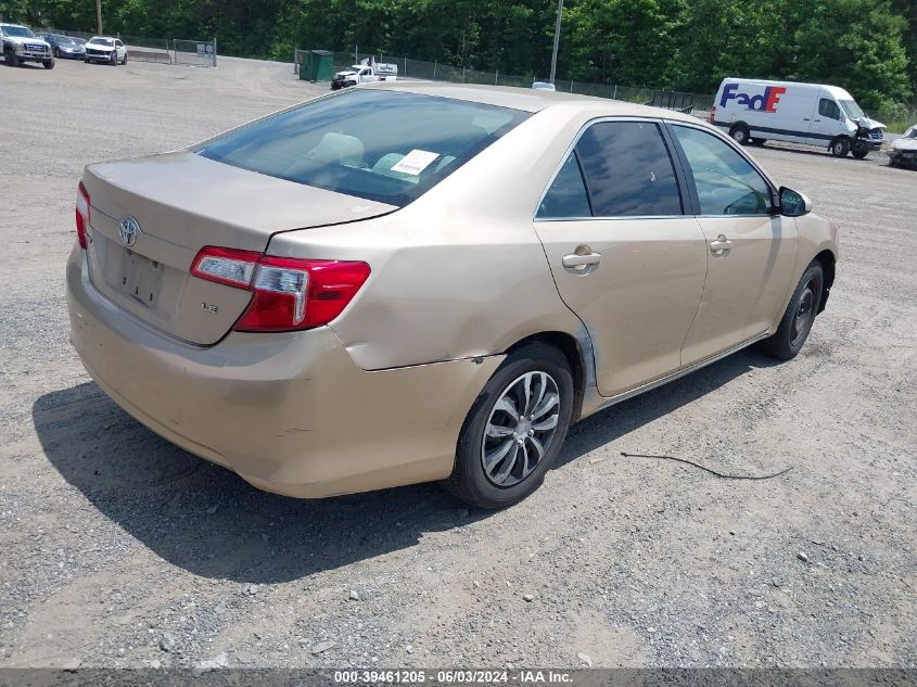 2012 Toyota Camry Le VIN: 4T1BF1FK5CU034126 Lot: 39461205