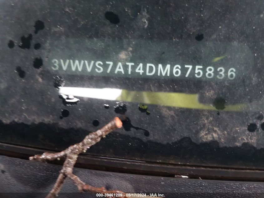 2013 VOLKSWAGEN BEETLE R-LINE - 3VWVS7AT4DM675836