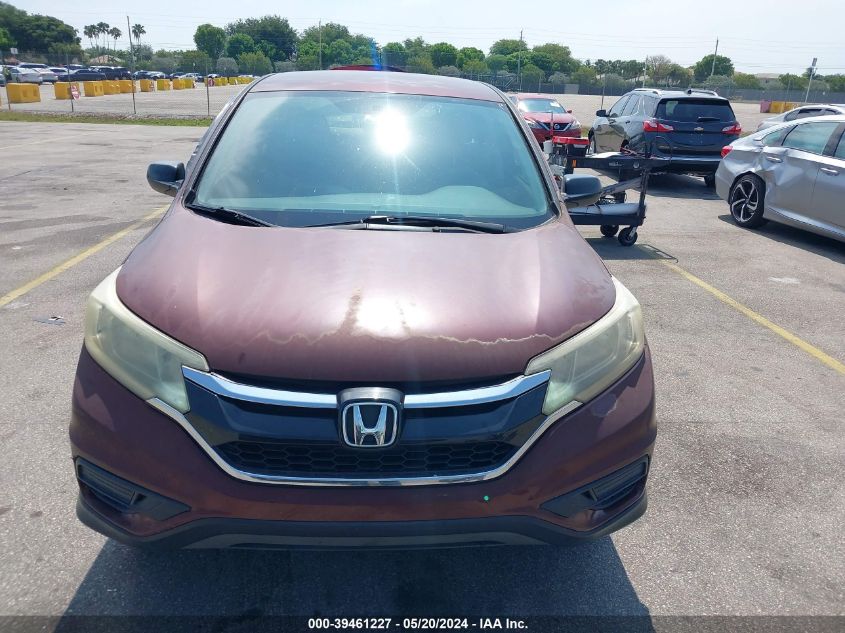 2015 Honda Cr-V Lx VIN: 3CZRM3H3XFG705057 Lot: 39461227