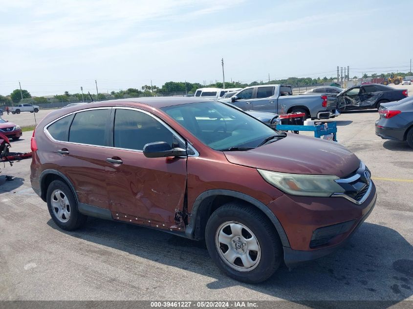 2015 Honda Cr-V Lx VIN: 3CZRM3H3XFG705057 Lot: 39461227