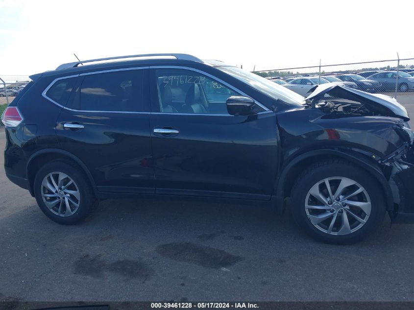 2015 Nissan Rogue Sl VIN: 5N1AT2MV3FC816166 Lot: 39461228