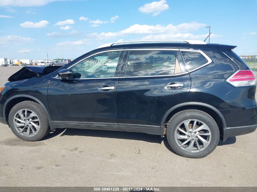 2015 Nissan Rogue Sl VIN: 5N1AT2MV3FC816166 Lot: 39461228