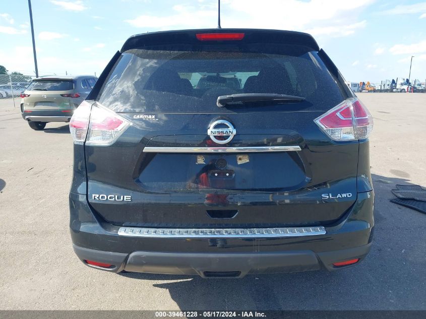 2015 Nissan Rogue Sl VIN: 5N1AT2MV3FC816166 Lot: 39461228