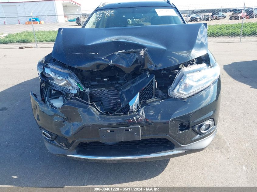 2015 Nissan Rogue Sl VIN: 5N1AT2MV3FC816166 Lot: 39461228