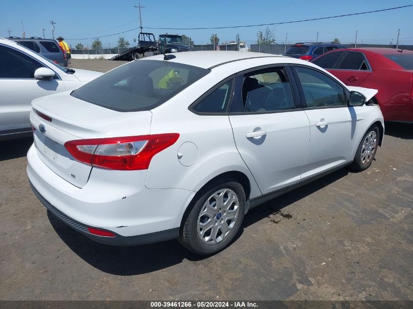 2012 Ford Focus Se VIN: 1FAHP3F2XCL201812 Lot: 39461266