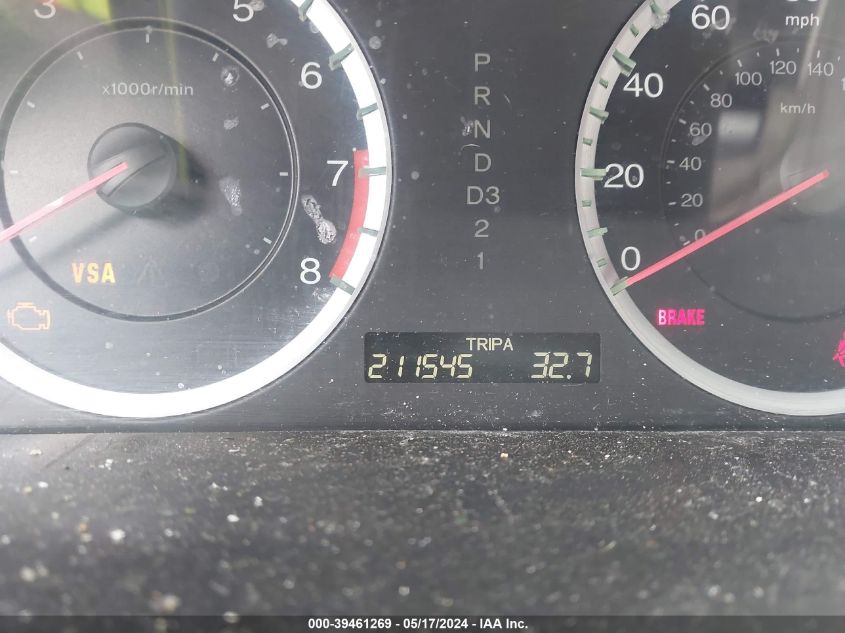 2010 Honda Accord 2.4 Lx VIN: 1HGCP2F34AA109869 Lot: 39461269