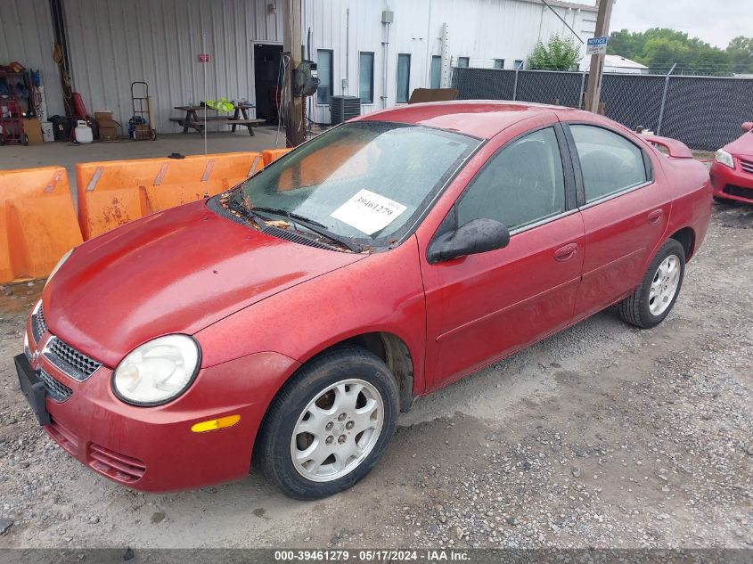 2005 Dodge Neon Sxt VIN: 1B3ES56C25D233605 Lot: 39461279