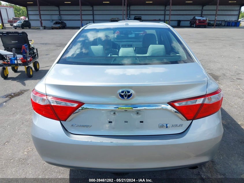 2015 Toyota Camry Hybrid Xle VIN: 4T1BD1FKXFU174487 Lot: 39461282