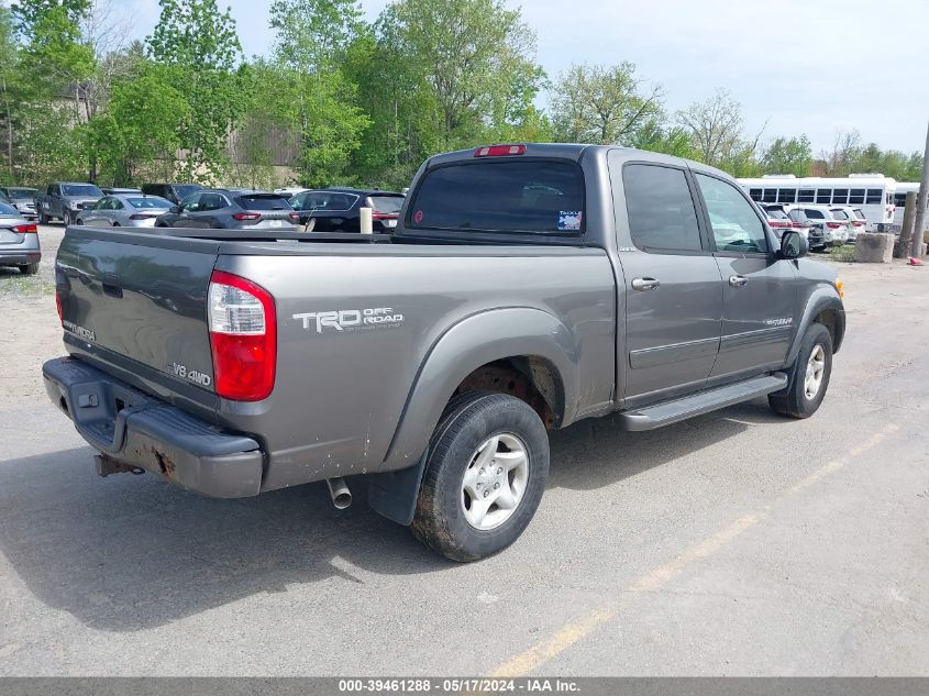 2004 Toyota Tundra Limited V8 VIN: 5TBDT48144S445639 Lot: 39461288