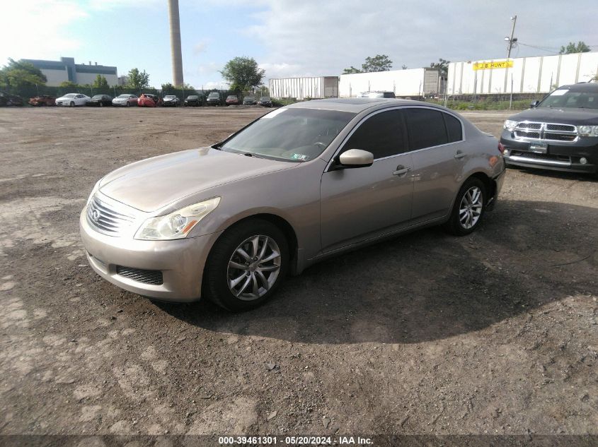 2009 Infiniti G37X VIN: JNKCV61F29M357821 Lot: 39461301