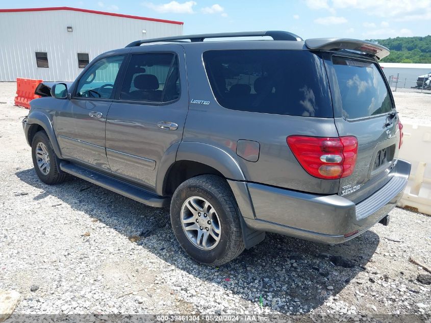 2004 Toyota Sequoia Limited V8 VIN: 5TDBT48A84S221580 Lot: 39461304