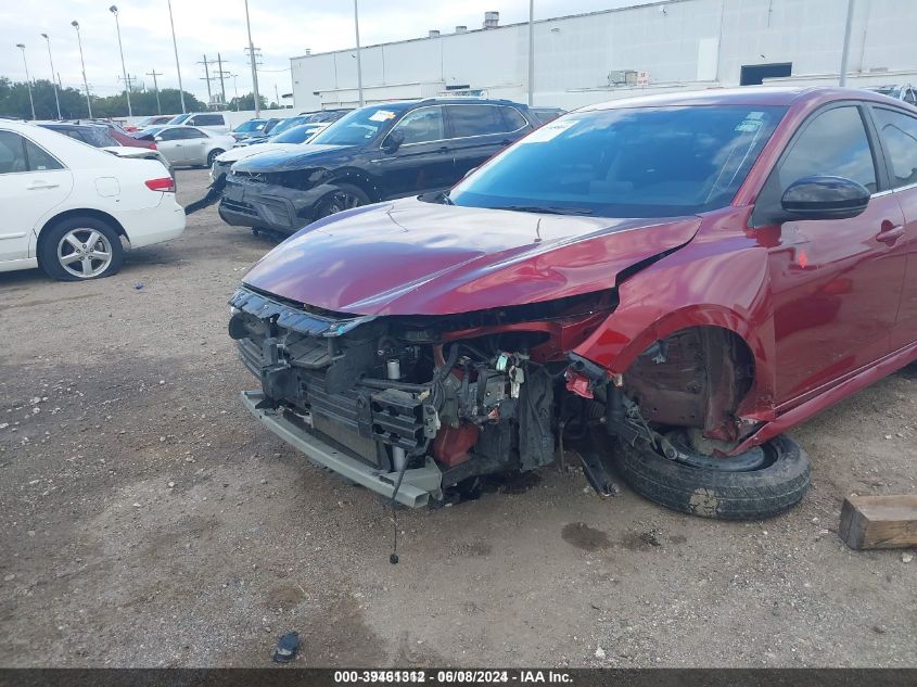 2020 Nissan Sentra Sr Xtronic Cvt VIN: 3N1AB8DV3LY283185 Lot: 39461312