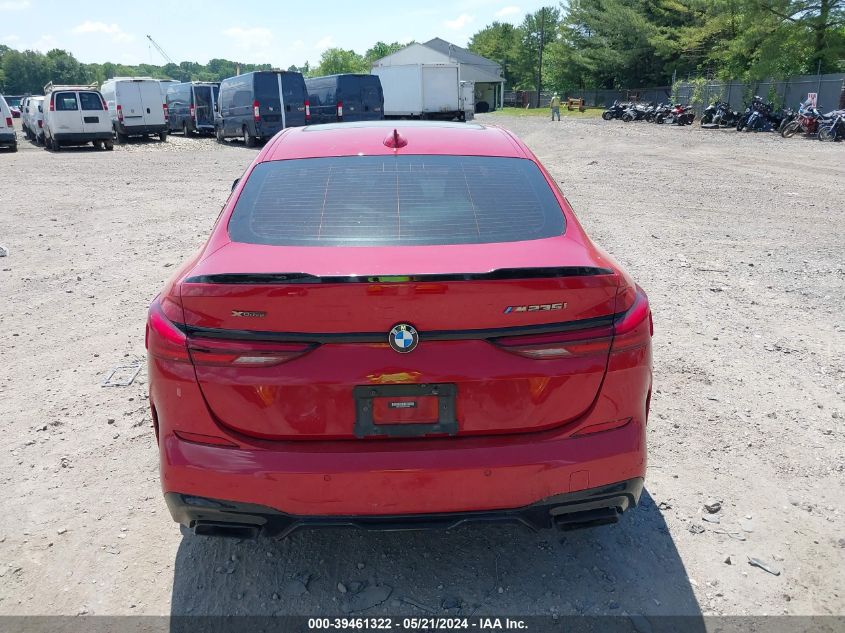 2021 BMW M235I Gran Coupe xDrive VIN: WBA13AL00M7G45399 Lot: 39461322