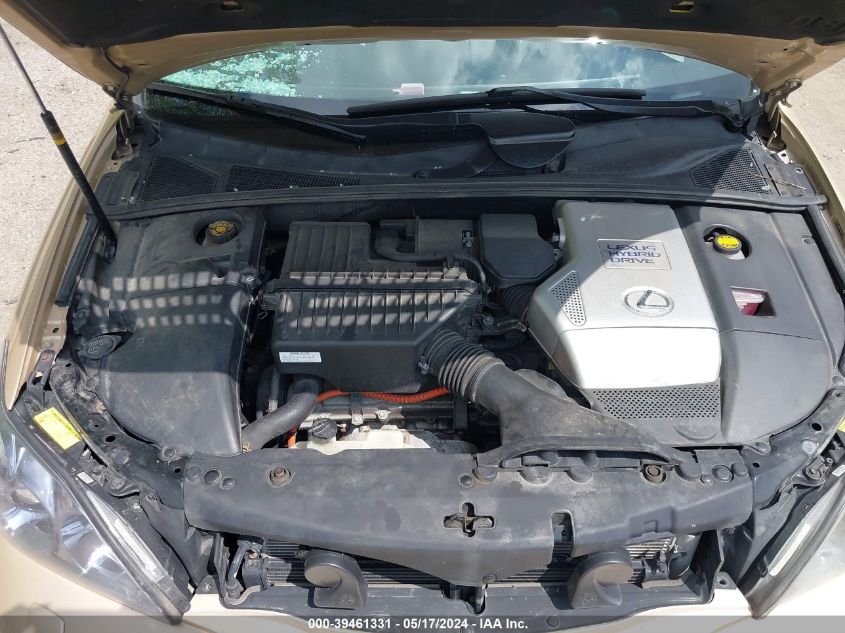 2008 Lexus Rx 400H VIN: JTJHW31U382071372 Lot: 39461331