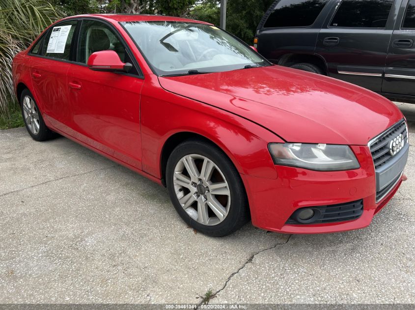 2009 Audi A4 2.0T Premium VIN: WAUJF78K19N068371 Lot: 39461341