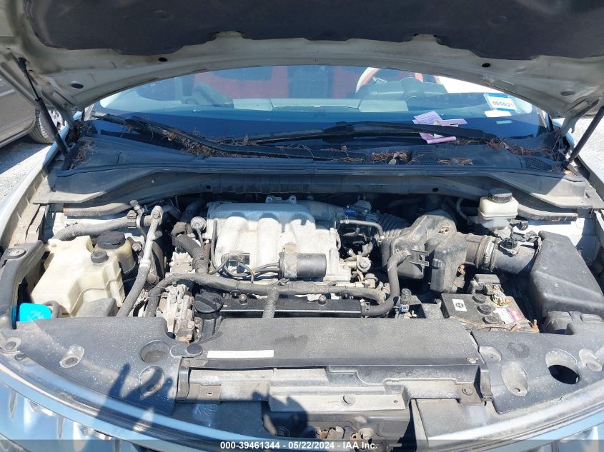 2006 Nissan Murano S VIN: JN8AZ08T46W423490 Lot: 39461344