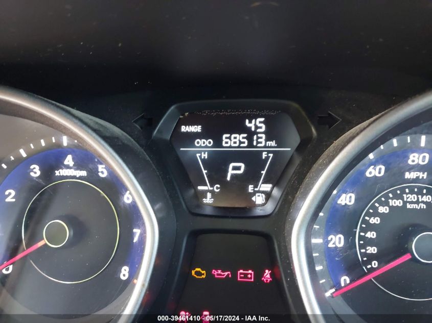 2013 Hyundai Elantra Gls VIN: 5NPDH4AE1DH406518 Lot: 39461410