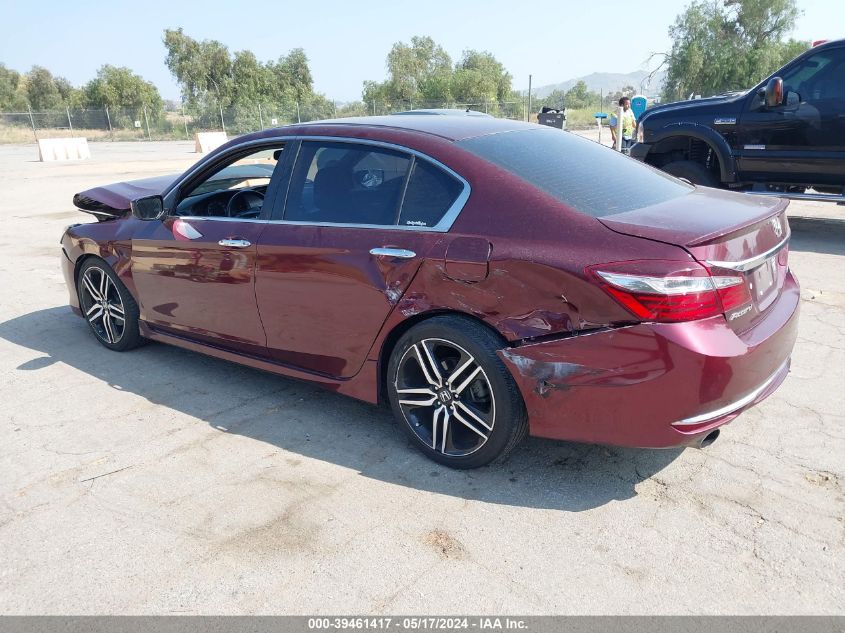 2016 Honda Accord Sport VIN: 1HGCR2F52GA227066 Lot: 39461417