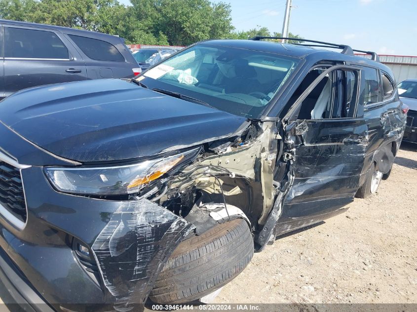 2022 Toyota Highlander L/Le VIN: 5TDBZRBH5NS252627 Lot: 39461444