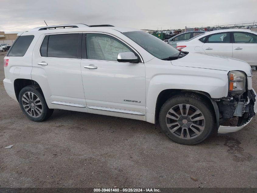 2016 GMC Terrain Denali VIN: 2GKFLRE3XG6359807 Lot: 39461480