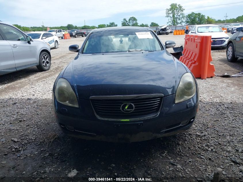 2006 Lexus Sc 430 VIN: JTHFN48Y469001099 Lot: 39461541