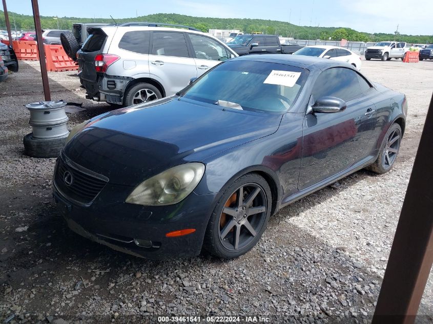 2006 Lexus Sc 430 VIN: JTHFN48Y469001099 Lot: 39461541