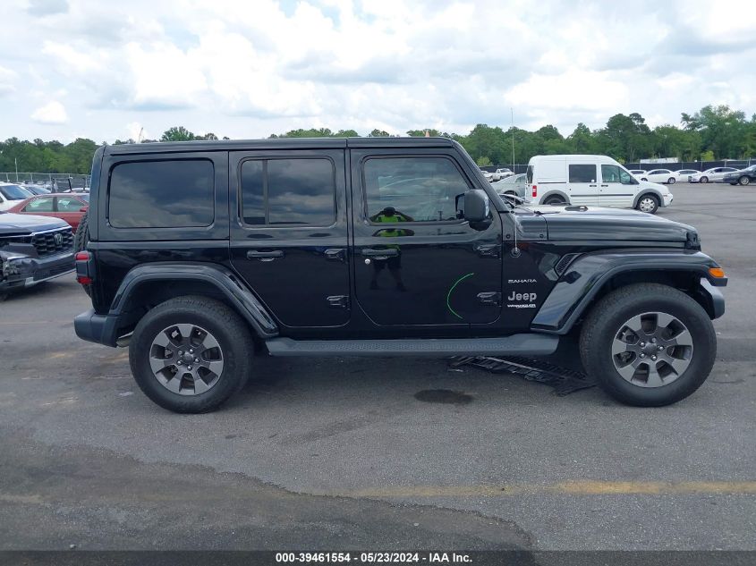 2020 Jeep Wrangler Unlimited Sahara 4X4 VIN: 1C4HJXEG5LW331589 Lot: 39461554