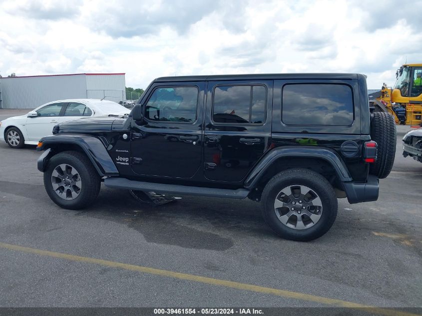 2020 Jeep Wrangler Unlimited Sahara 4X4 VIN: 1C4HJXEG5LW331589 Lot: 39461554