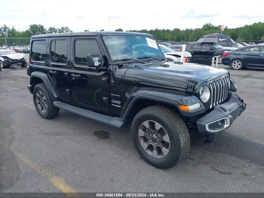 2020 Jeep Wrangler Unlimited Sahara 4X4 VIN: 1C4HJXEG5LW331589 Lot: 39461554