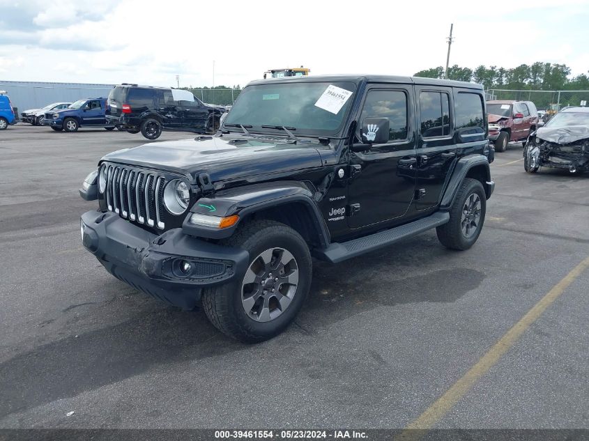 2020 Jeep Wrangler Unlimited Sahara 4X4 VIN: 1C4HJXEG5LW331589 Lot: 39461554